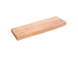 Syfax™ Ripiano Muro Marrone Chiaro 60X20X4 Cm Massello Rovere Trattato