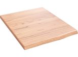 Syfax™ Ripiano Muro Marrone Chiaro 40X50X2 Cm Massello Rovere Trattato