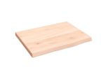 Syfax™ Ripiano A Parete 40X30X2 Cm Legno Massello Rovere Non Trattato