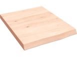 Syfax™ Ripiano A Parete 40X50X(2-4) Cm Massello Rovere Non Trattato