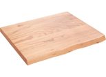 Syfax™ Ripiano Muro Marrone 60X50X(2-4) Cm Massello Rovere Trattato