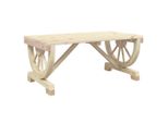 Syfax™ Tavolino Da Giardino 90X50X40 Cm In Legno Massello Di Abete