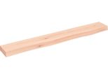 Syfax™ Ripiano A Parete 80X10X4 Cm Legno Massello Rovere Non Trattato