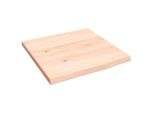 Syfax™ Ripiano A Parete 40X40X2 Cm Legno Massello Rovere Non Trattato