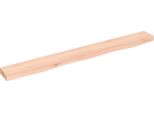 Syfax™ Ripiano A Parete 100X10X4 Cm Legno Massello Rovere Non Trattato