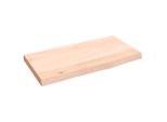 Syfax™ Ripiano A Parete 40X20X2 Cm Legno Massello Rovere Non Trattato