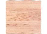 Syfax™ Piano Tavolo Marrone Chiaro 40X40X2 Cm In Rovere Non Trattato