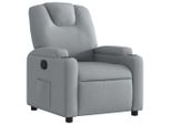 Syfax™ Poltrona Reclinabile In Tessuto Grigio Chiaro