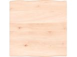Syfax™ Piano Per Tavolo 40X40X2 Cm In Rovere Non Trattato Bordi Vivi