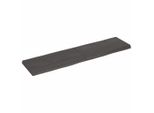 Syfax™ Piano Tavolo Marrone Scuro 160X40X(2-6)Cm Rovere Non Trattato