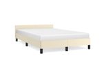Syfax™ Giroletto Con Testiera Senza Materasso Crema 120X200 Cm