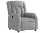 Syfax™ Poltrona Reclinabile In Tessuto Grigio Chiaro