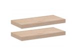 Syfax™ Mensole Pensili 2 Pz 50X23,5X4 Cm In Truciolato