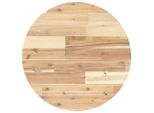 Syfax™ Piano Tavolo Rotondo Ø50X4 Cm In Legno Massello Di Acacia