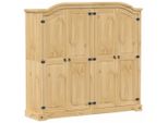 Syfax™ Armadio 194X52X186 Cm In Legno Massello Di Pino