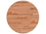 Syfax™ Piano Per Tavolo Ø40X4 Cm Rotondo In Legno Massello Di Faggio
