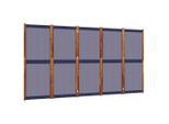 Syfax™ Divisorio A 5 Pannelli Blu Scuro 350X180 Cm