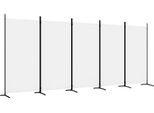 Syfax™ Divisorio A 5 Pannelli Bianco 433X180 Cm Tessuto