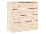 Syfax™ Cassettiera Alta 77X35X73 Cm In Legno Massello Di Pino