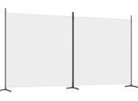 Syfax™ Divisorio A 2 Pannelli Bianco 348X180 Cm Tessuto