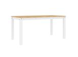 Syfax™ Tavolo Da Pranzo Panama Bianco 160X80X75 Cm Legno Massello Pino
