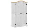 Syfax™ Armadio Bianco 102X52X186 Cm In Legno Massello Di Pino