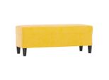 Syfax™ Panca Giallo 100X35X41 Cm In Velluto