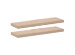 Syfax™ Mensole Pensili 2 Pz 80X23,5X4 Cm In Truciolato