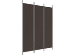 Syfax™ Divisorio A 3 Pannelli Marrone 150X200 Cm In Tessuto