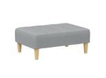 Syfax™ Poggiapiedi Grigio Chiaro 77X55X31 Cm In Tessuto