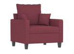 Syfax™ Poltrona Rosso Vino 60 Cm In Tessuto