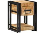 Syfax™ Armadio Da Notte Con Cassetto Marrone 30 X 30 X 40 Cm