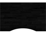 Syfax™ Piano Scrivania Marrone Scuro 80X50X2,5 Cm In Rovere Massello