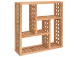 Syfax™ Mensola Da Parete 49X15X49 Cm In Legno Massello Di Noce