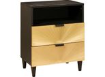 Syfax™ Comodino Con Cassetto 50 X 33 X 62 Cm Legno Di Mango Massello