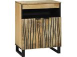 Syfax™ Credenza Marrone 60 X 33 X 75 Cm Legno Massello Di Mango