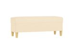 Syfax™ Panca Crema 100X35X41 Cm In Tessuto