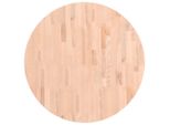Syfax™ Piano Per Tavolo Ø80X2,5 Cm Rotondo In Legno Massello Di Faggio