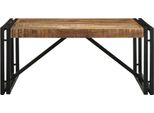 Syfax™ Tavolino 80X80X35 Cm In Legno Massello Di Mango Grezzo