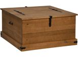 Syfax™ Cassapanca Halden 91X91X47 Cm In Legno Massello Di Pino