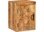 Syfax™ Comodino Marrone 35 X 33 X 48 Cm Legno Di Mango Massello