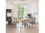Syfax™ Gambe Per Tavolo Da Pranzo A Forma Di U 2 Pz Bianche 100X(72-73) Cm In Acciaio