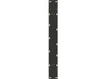 Syfax™ Gambe Per Tavolo Da Pranzo A Forma Di A 2 Pz Nere 100X(72-73) Cm In Acciaio