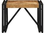 Syfax™ Tavolino 50X50X35 Cm In Legno Massello Di Mango Grezzo