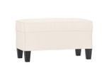 Syfax™ Panca Crema 70X35X41 Cm In Pelle Finta