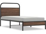 Syfax™ Giroletto Senza Materasso Rovere Marrone 90X190Cm In Truciolato