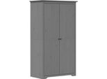 Syfax™ Armadio Bodo 99X53,5X173 Cm In Legno Massello Di Pino Grigio