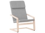 Syfax™ Sedia Relax Grigio Chiaro In Tessuto