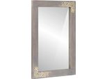 Syfax™ Specchio Da Bagno Con Specchio Grigio 70 X 50 X 2,5 Cm