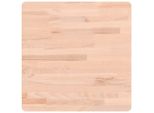 Syfax™ Piano Per Tavolo 50X50X2,5 Cm Quadrato Legno Massello Di Faggio